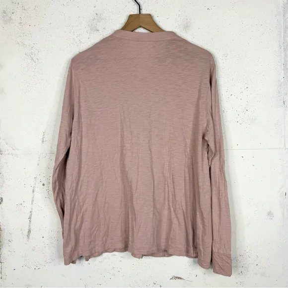 Eileen Fisher Garnet Hill Pink Cotton Silk Sleepwear Top Size Large - Picture 5 of 8